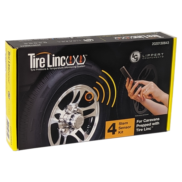 Wireless RV Tire Pressure Monitoring System with Bluetooth Connectivity