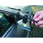 Milenco Extra-large convex glass for maximum visibility