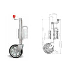 Alko 8" jockey wheel 627500