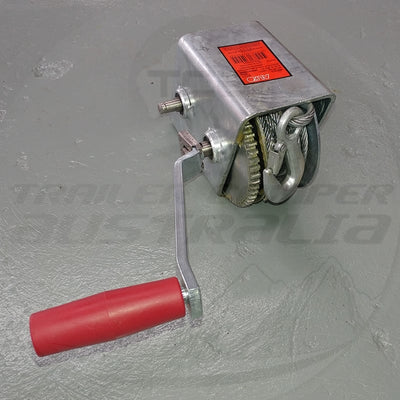 ALKO Premium Cable Winch 700kg Capacity - 5:1 & 1:1 - 5mm x 6 Meter Cable