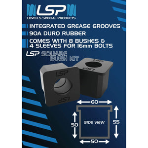 LOVELLS BUSH KIT SQUARE 50X50 MM