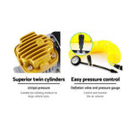 Giantz Air Compressor 12V 4x4 Tyre 200L/MIN Deflator Inflator Car Truck Portable
