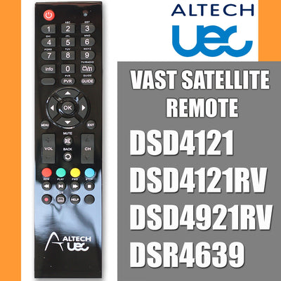 Altech UEC Remote Control Vast Satellite Receiver