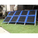 amptron 200w solar blanket setup