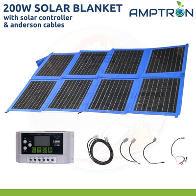Amptron 12V 200W Monocrystalline Solar Blanket
