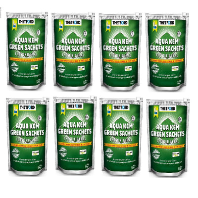 THETFORD AQUA KEM GREEN SACHETS – 12PK (8 PACK)