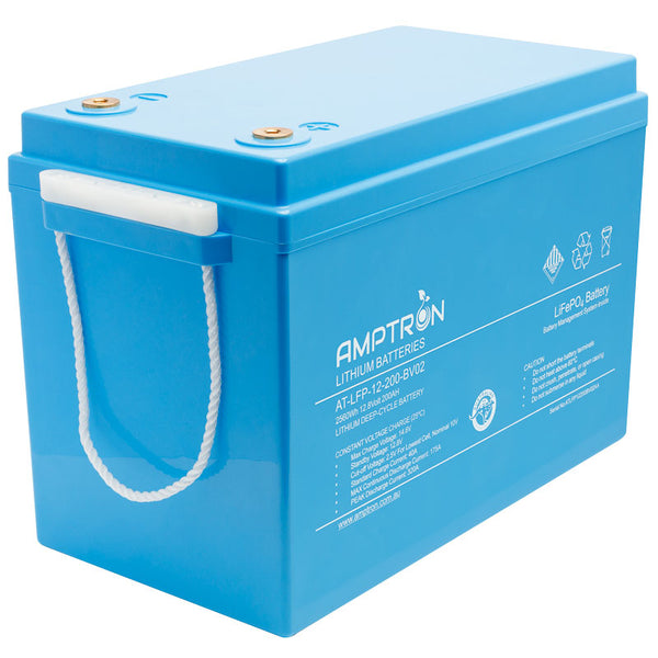 Amptron 12V 200Ah / 175A LiFePO4 battery
