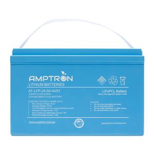 24V 50Ah / 70A Continuous discharge LiFePO4 Battery