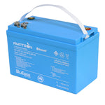Amptron BluEdge 12V 100Ah LiFePO4 battery front view