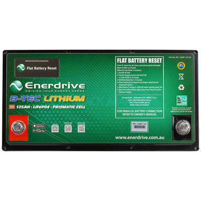 Enerdrive ePOWER B-TEC 12V 125Ah Gen 2 Lithium Battery with Bluetooth