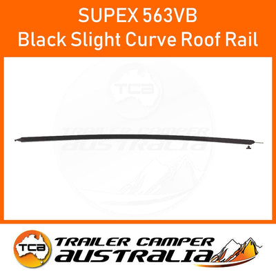 Supex Slight Curve Roof Rail Black