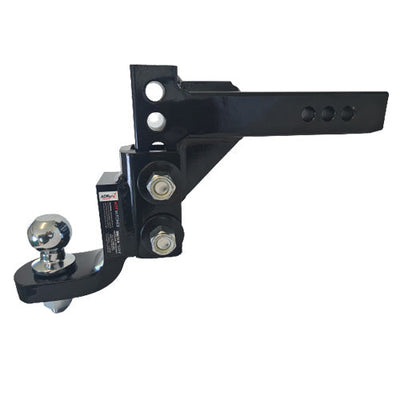 Brutus 4.5T Adjustable Hitch 3" Drop Rise with 70mm Tow Ball & Lock