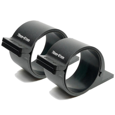 Dual Bullbar Mounting Brackets for LED Lights 76mm - 81mm