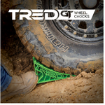 WHEEL CHOCK FLURO GREEN