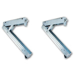 ARK Trailer Caravan Corner Leg Steady installed on a caravan