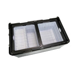 DOWN UNDER II 80L DUAL ZONE FRIDGE FREEZER-EVAKOOL BLACK