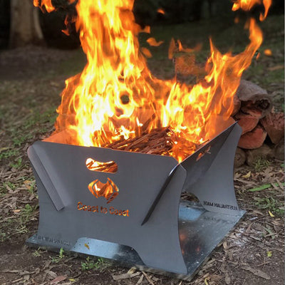 Coast Steel Portable 600mm Firepit and Ember Tray Kit for outdoor heating