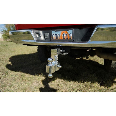 Fastway 6" Flash E Series Adjustable Hitch Mount 50mm & 70mm Tow Ball