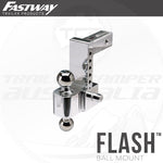 Fastway 6" Flash E Series Adjustable Hitch Mount 50mm & 70mm Tow Ball