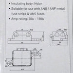 Jaylec Twin Midifuse Holder with Hinged Cover