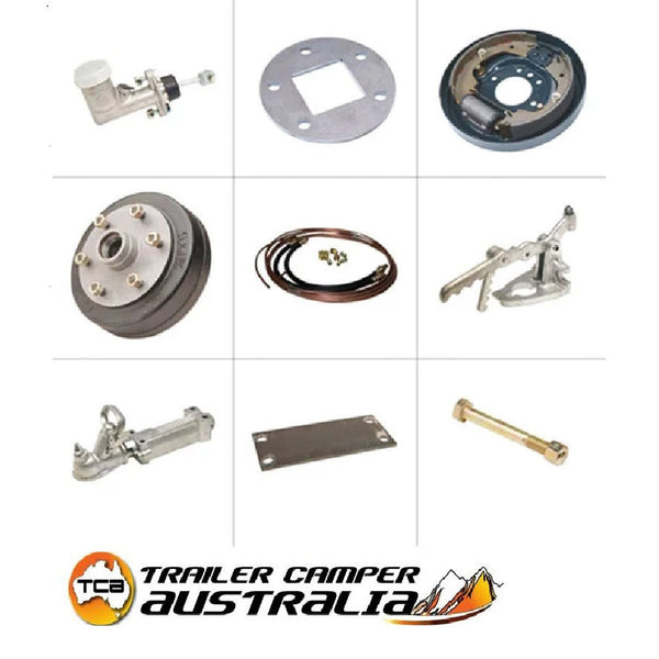 ARK HT HOLDEN 5 x 107.95 mm - 9” Hydraulic Drum Brake Kit