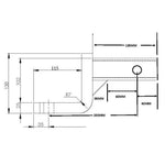 MISTER HITCHES PAJERO SPORT Heavy Duty 3650kg Ball Mount 102mm DROP,76mm RISE - SHORT SHANK 