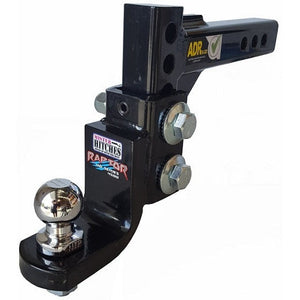 Raptor 4.5T Adjustible Drop Hitch 8" Specifications
