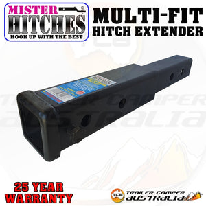 MISTER HITCHES Multi-fit 7" - 12" Hitch Extender Fits 2" x 2" Receivers
