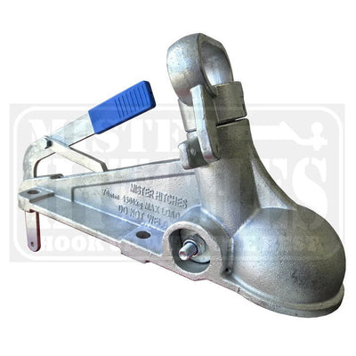MISTER HITCHES ELECTRIC BRAKE COUPLING, 4500KG, 70MM WITH HAND BRAKE LEVER