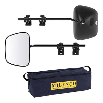 Milenco Grand Aero 4 Extra Wide Convex Towing Mirror - Enhanced Visibility