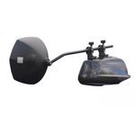 Milenco Grand Falcon Convex Towing Mirror (Twin Pack) Front View