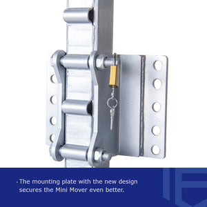 Mini Mover Gen 3 showing heavy-duty wheel tread