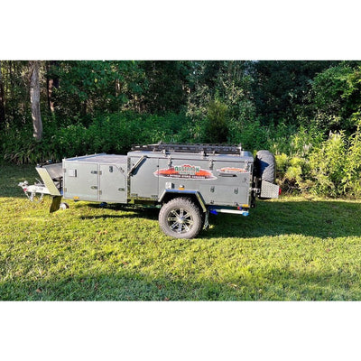 AUSTRACK CAMPERS - SAVANNAH-X FORWARD FOLD REAR SLIDE CAMPER TRAILER
