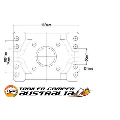 Ark Jockey Wheel Swivel Clamp SCL8