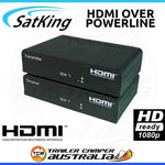 SatKing HDMI Over Power Line Transmitter & Receiver Full HD 1080P IR Extender
