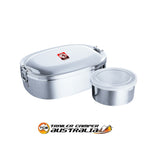 ZEBRA STAINLESS STEEL LUNCH BOX