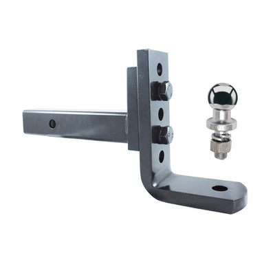 Ark 50mm Adjustable Drop Hitch Tow ball mount with towball 2500kg Rated ADR TBHA30B