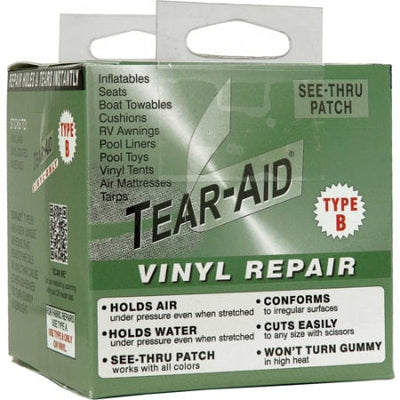 Tear Aid Type B 5ft Roll Vinyl repair Tape rips tears holes patch kit