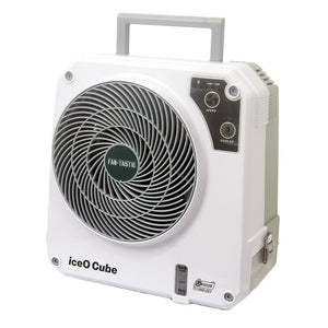 IceO Cube Evaporative Portable Cooler Maxi Fan  Rechargeable AC DC 12V 240V