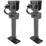 Ark XO 650mm Black Drop Down Corner Steady Lift Jack for Stabilizing Trailers and Caravans