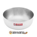 ZEBRA STAINLESS STEEL BOWL