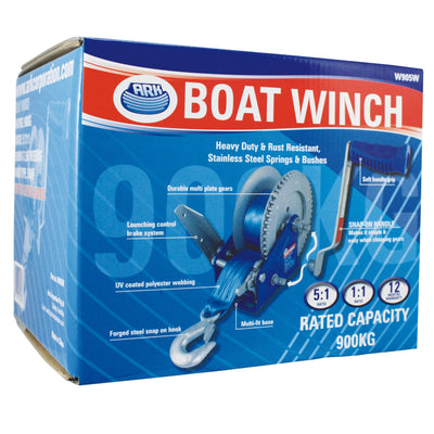 Ark 900kg boat winch