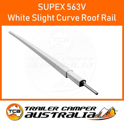 Supex Slight Curve Roof Rail White