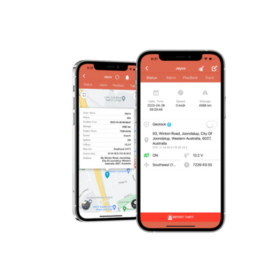 Real-time location tracking on mobile app