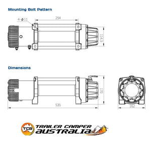 ARK XO Series Winch 9000